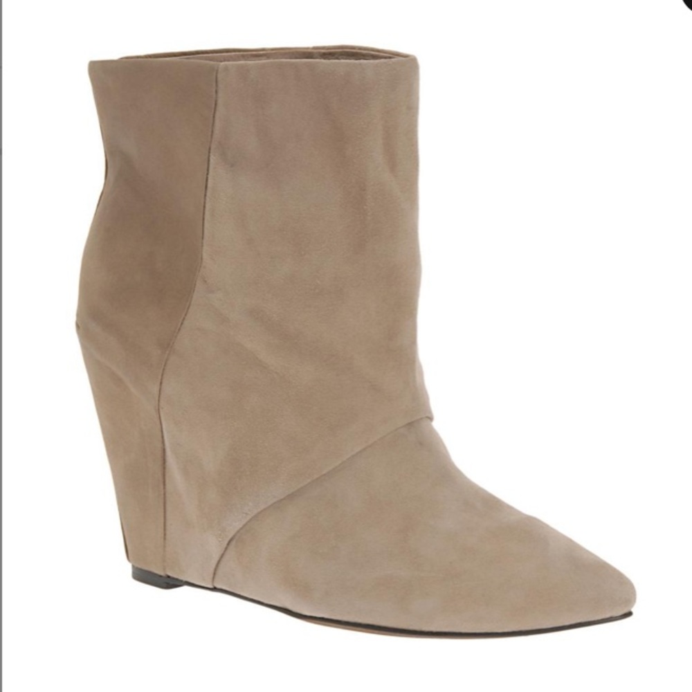 Aldo leather and suede booties